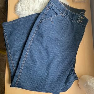 Lane Bryant FLARE tighter tummy Tech jeans 👖